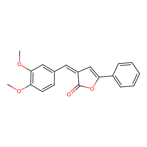 3-[(3,4-Dimethoxyphenyl)methylidene]-5-phenylfuran-2-one structure