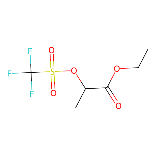 Ethyl (-)-lactate triflate structure