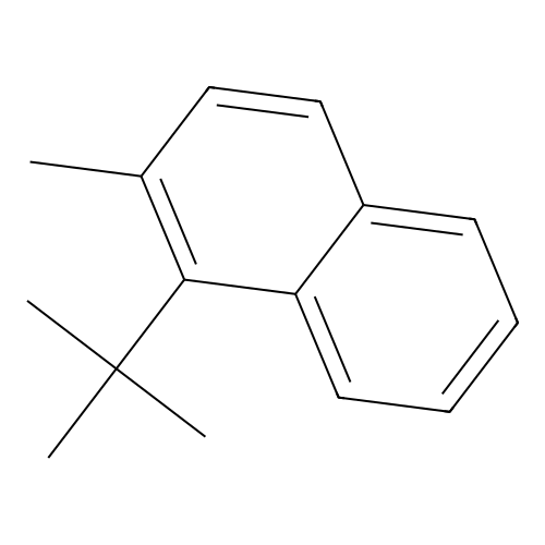 1-(tert-Butyl)-2-methylnaphthalene structure