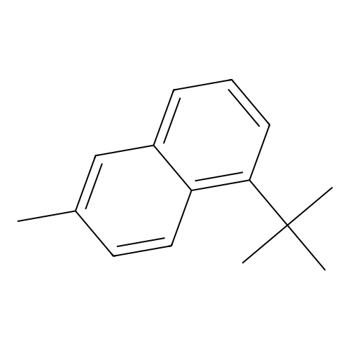 1-(tert-Butyl)-6-methylnaphthalene structure