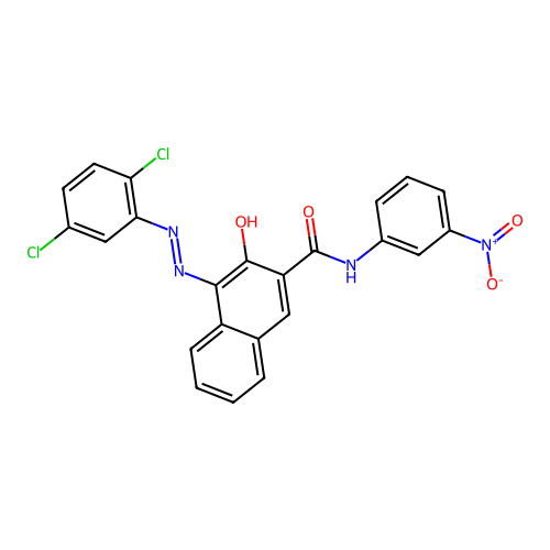4-((2,5-Dichlorophenyl)azo)-3-hydroxy-N-(3-nitrophenyl)naphthalene-2-carboxamide structure