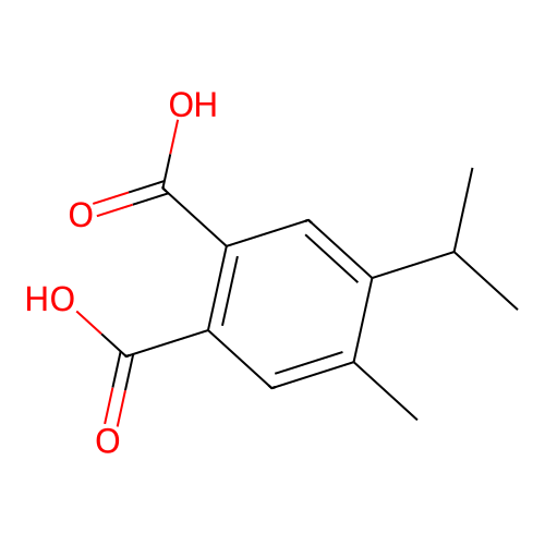 5-(Isopropyl)-4-methylphthalic acid structure