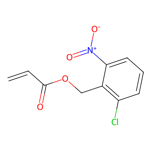 (2-Chloro-6-nitrophenyl)methyl acrylate structure