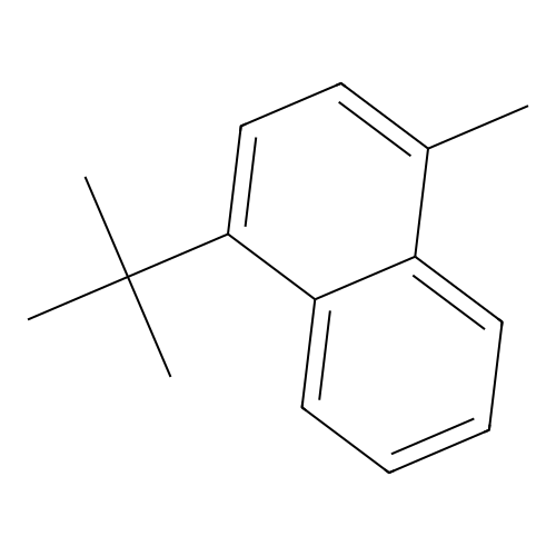 1-(tert-Butyl)-4-methylnaphthalene structure