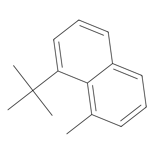 1-(tert-Butyl)-8-methylnaphthalene structure