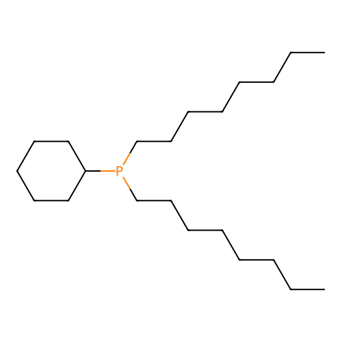 Cyclohexyldioctylphosphine structure