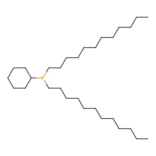 Cyclohexyldidodecylphosphine structure