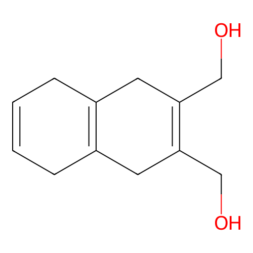 (1,4,5,8-Tetrahydronaphthalene-2,3-diyl)dimethanol structure