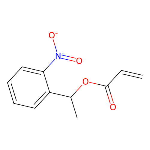 1-(2-Nitrophenyl)ethyl acrylate structure