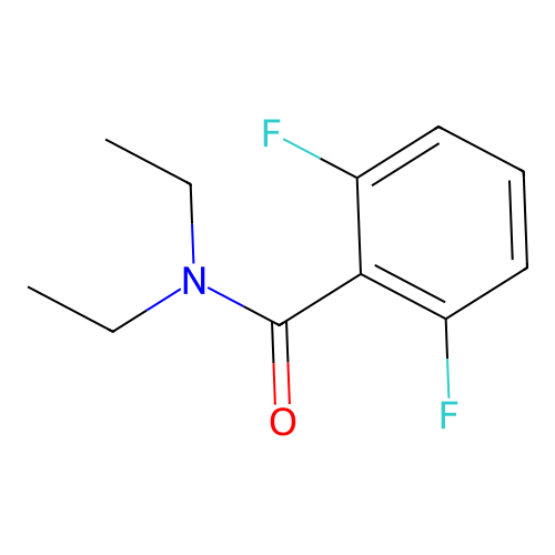 Benzamide, N,N-diethyl-2,6-difluoro- structure