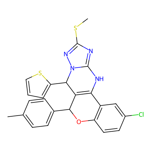 C24H19ClN4OS2 structure