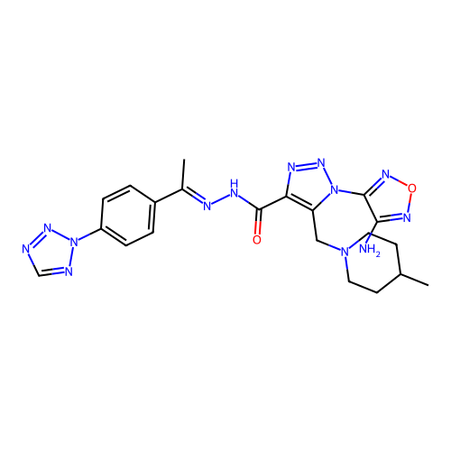 C21H25N13O2 structure