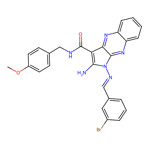 C26H21BrN6O2 structure