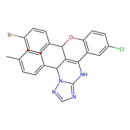 C25H18BrClN4O structure