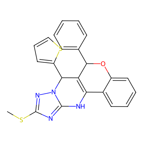 C23H18N4OS2 structure