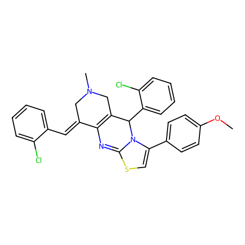 C30H25Cl2N3OS structure