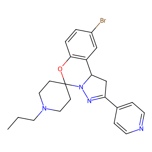 C22H25BrN4O structure