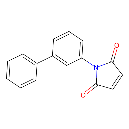 1-(biphenyl-3-yl)-1H-pyrrole-2,5-dione structure