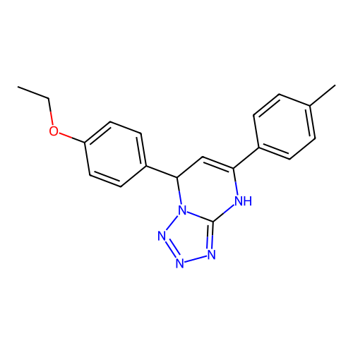 7-(4-Ethoxyphenyl)-5-(4-methylphenyl)-4,7-dihydrotetrazolo[1,5-a]pyrimidine structure