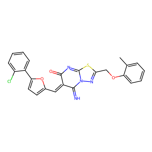 C24H17ClN4O3S structure