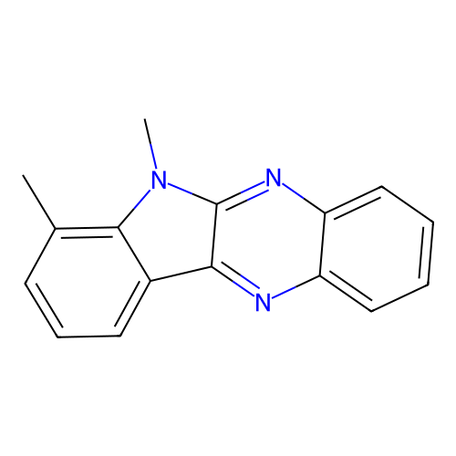 6,7-dimethyl-6H-indolo[2,3-b]quinoxaline structure