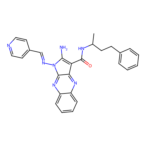 C27H25N7O structure