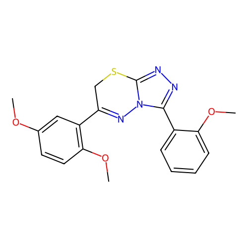 triazolothiadiazine, 10A structure