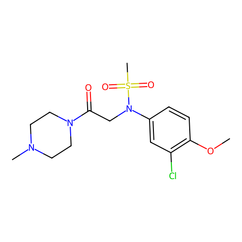 C15H22ClN3O4S structure