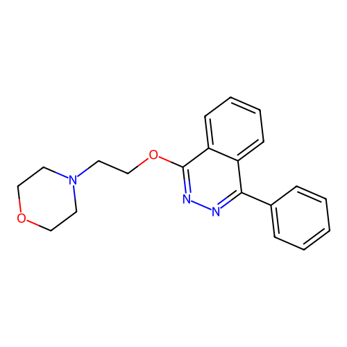 1-[2-(Morpholin-4-yl)ethoxy]-4-phenylphthalazine structure