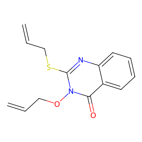 3-(allyloxy)-2-(allylthio)quinazolin-4(3H)-one structure
