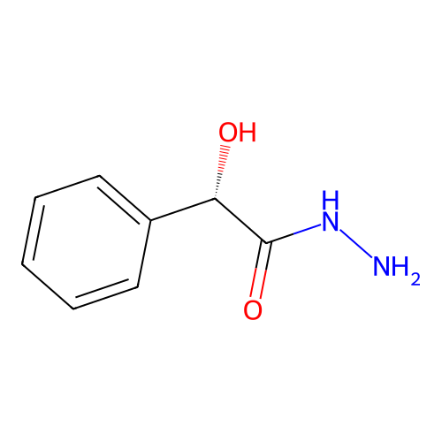 (2S)-2-羟基-2-苯基乙酰肼 structure