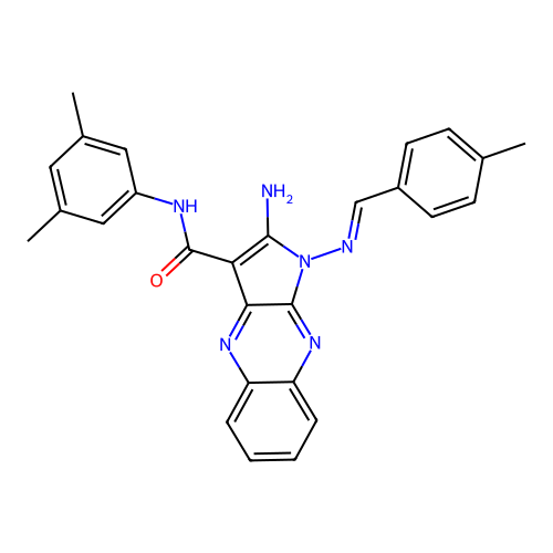 C27H24N6O structure