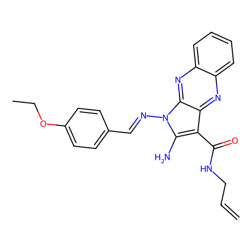 C23H22N6O2 structure