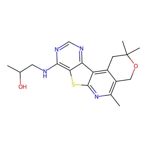 C18H22N4O2S structure