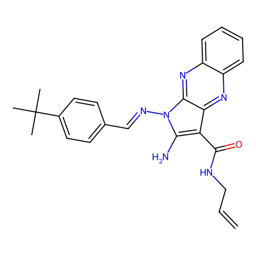C25H26N6O structure
