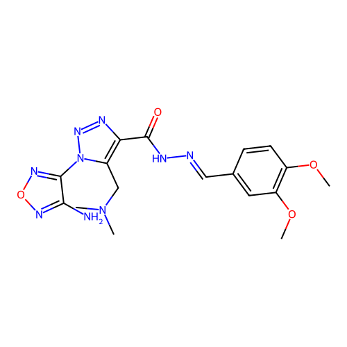 C17H21N9O4 structure