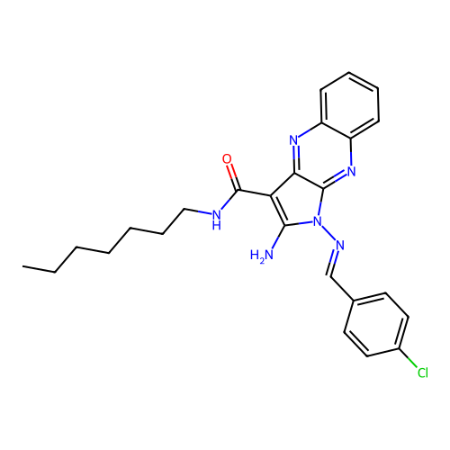 C25H27ClN6O structure
