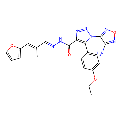 C21H20N8O4 structure