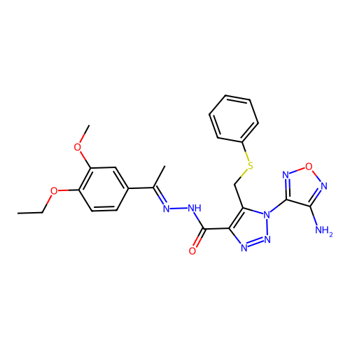 C23H24N8O4S structure