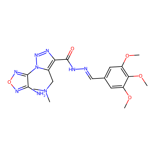 C18H23N9O5 structure