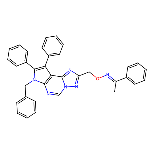C35H28N6O structure