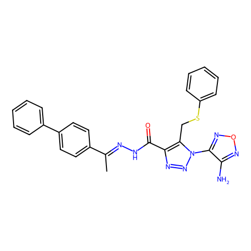 C26H22N8O2S structure