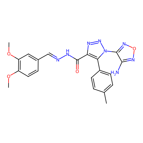 C21H20N8O4 structure