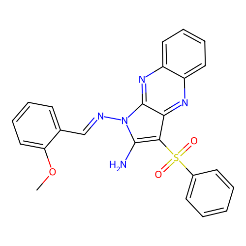 C24H19N5O3S structure