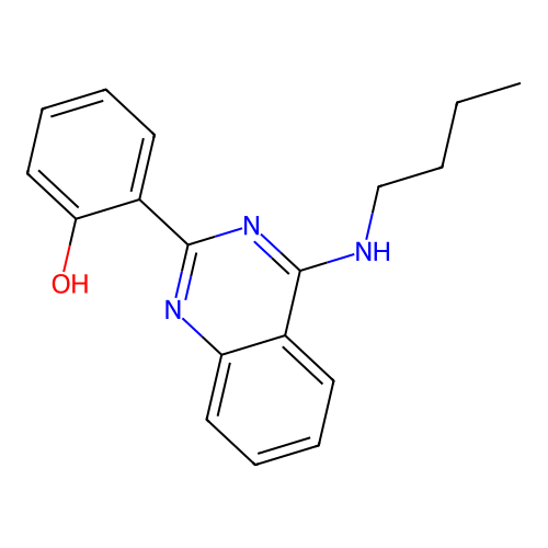 2-(4-(Butylamino)quinazolin-2-yl)phenol structure
