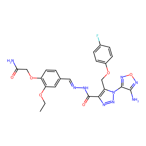 C23H22FN9O6 structure
