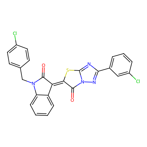 C25H14Cl2N4O2S structure