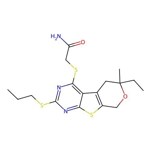 C17H23N3O2S3 structure