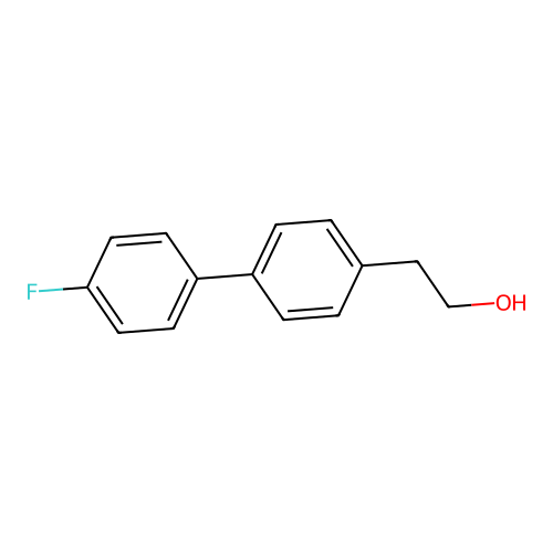 4-(4-Fluorophenyl)phenethyl alcohol structure