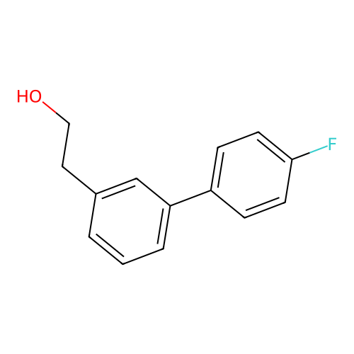 3-(4-Fluorophenyl)phenethyl alcohol structure